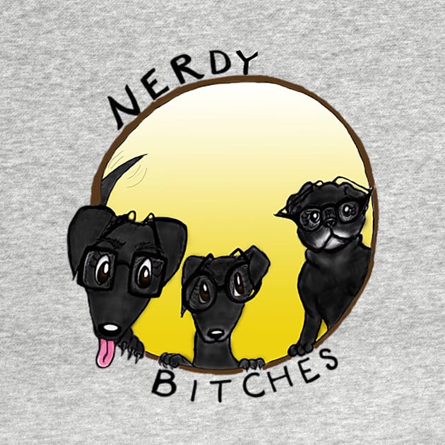 Nerdy Doggo Logo by Nerdy Bitches Podcast